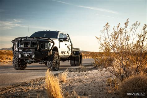 Not The Average Work Truck A Radical Raised Flatbed Ford F