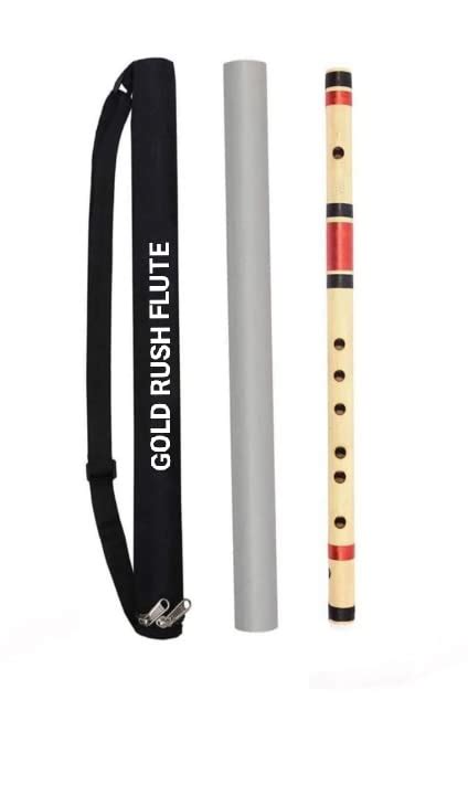 Gold Rush Flute G Natural Base Right Hand Flute Indian Professional