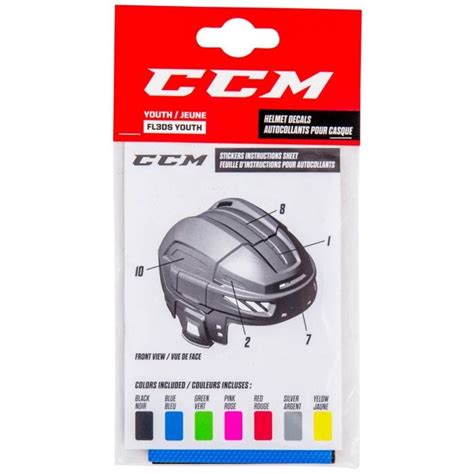 Ccm Fl3ds Youthjunior Hockey Helmet Decal Kit