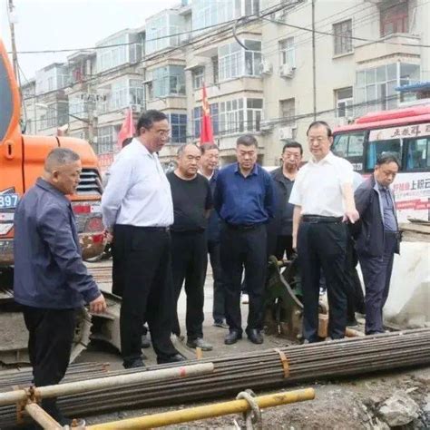 市人大常委会视察我市城市排水雨污分流建设工作管网