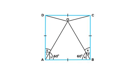 O Is A Point In The Interior Of A Square ABCD Such That Triangle OAB Is