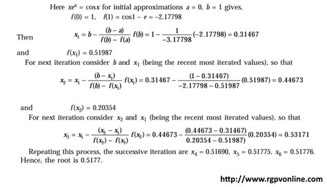 Q27 Find The Root Of The Equation X E X Cosx Using The Secant Method