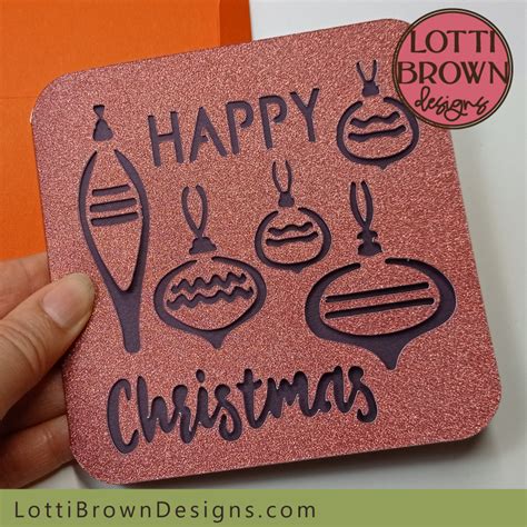 Cricut Christmas Card Templates