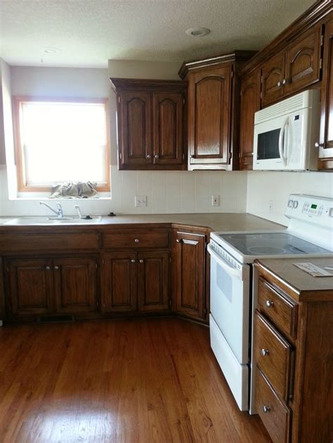 Paint Finish Of The Month Club Kitchen Cabinets Restaining Kitchen