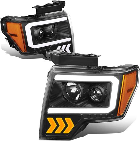 DNA MOTORING HL LB T2 F15009 BK AM Par De Luces LED DRL Para Faros