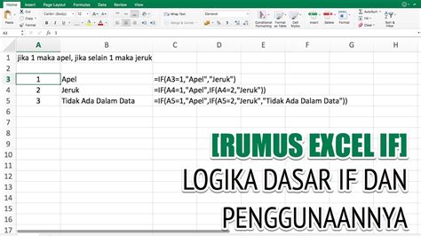 Rumus If Pada Excel Jika Maka Edukasi Lif Co Id 27918 Hot Sex Picture