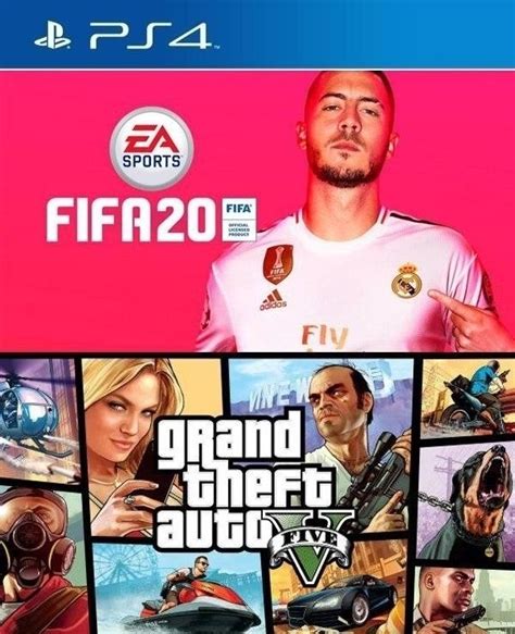 2 Juegos En 1 Fifa 20 Mas Gta V Ps4 Juegos Digitales México Venta