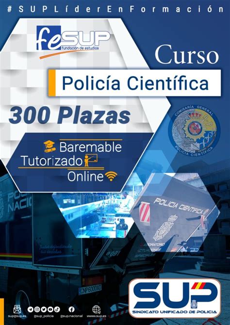 Curso de Policía Científica online Formación SUP