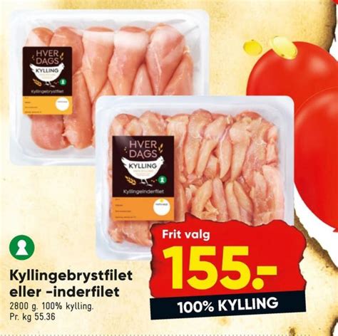 Hverdags Kyllingebrystfilet Tilbud Hos Bilka