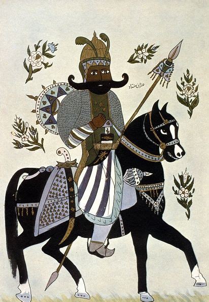 Antarah ibn Shaddad | Folklore art, Arabian art, Iranian art