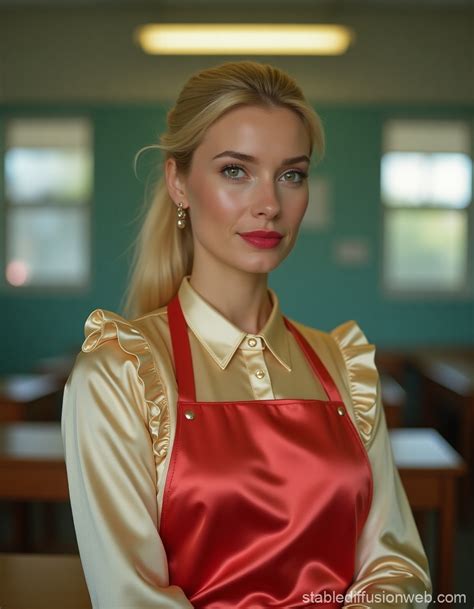 Mature Woman In Classroom Stable Diffusion Online