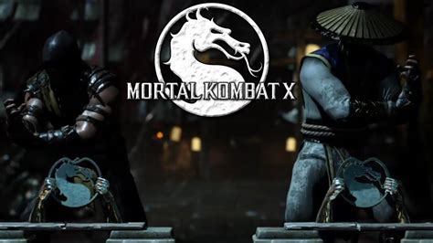 Mortal Kombat X Test Your Might Scorpion Vs Raiden YouTube