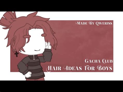 Cute Gacha Life Boy Hairstyles Pin By 🥀 An̶at̶a 🥀 On Gacha Life