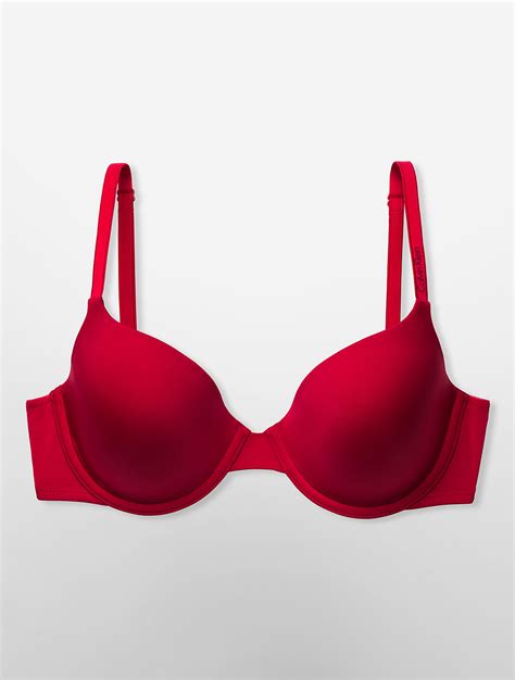 Calvin Klein Underwear Essentials T Shirt Bra In Red Lyst