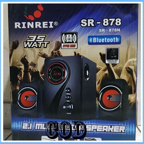 Jual Speaker Aktif RINREI SR 878 N Audio Multimedia 2 1 Super Woofer