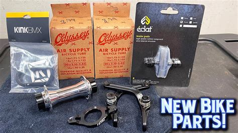 More New Bmx Parts New Bike Build Part 4 Youtube