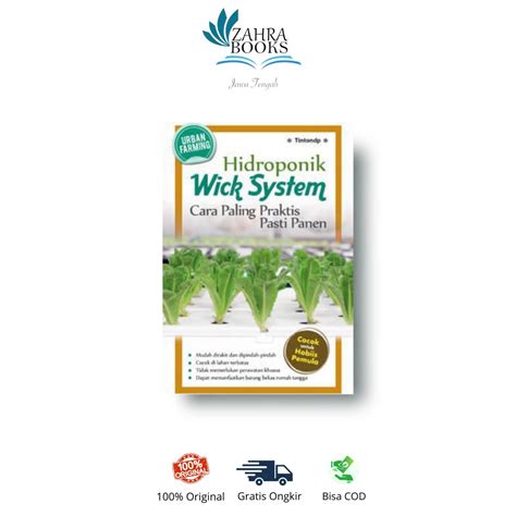 Jual Ag Buku Hidroponik Wick System Cara Paling Praktis Pasti Panen