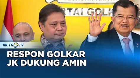 Berita Pemilu Golkar Hormati Jusuf Kalla Pilih Pasangan Amin Youtube