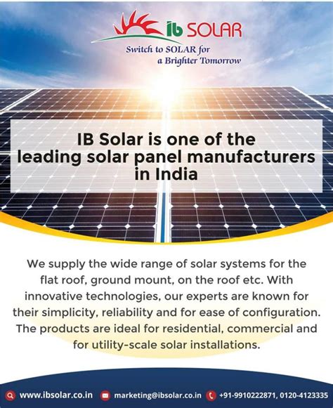 Solar Panel Manufacturer In India Solar Panel In India