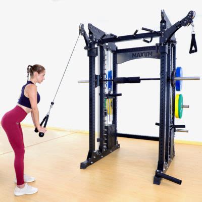 MAXUM SX2 Smith Machine Functional Trainer Squat Rack Home Gym MAXUM