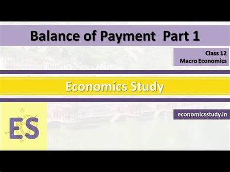 Balance Of Payment Bop Part Easy Explanation Board Exam