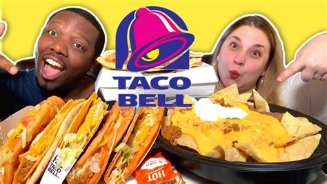 Taco Bell Mukbang Toasted Cheddar Chalupa [food Review] Youtube