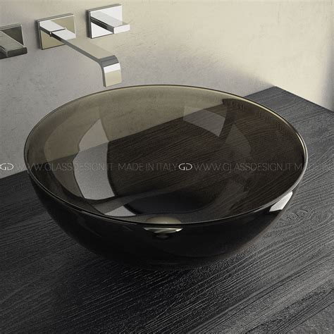 Aufsatzwaschbecken Laguna Murano Smoke Glass Design Srl