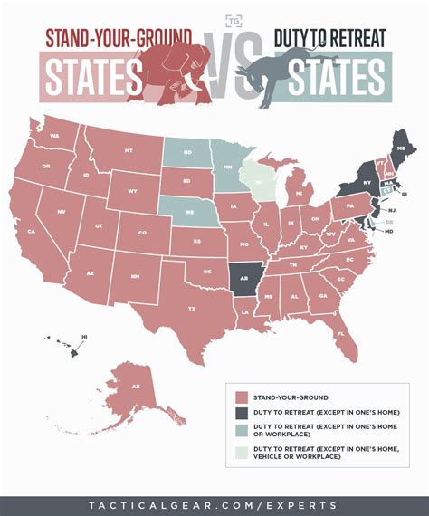 Stand Your Ground Law: All 50 States Reviewed | Tactical Experts ...