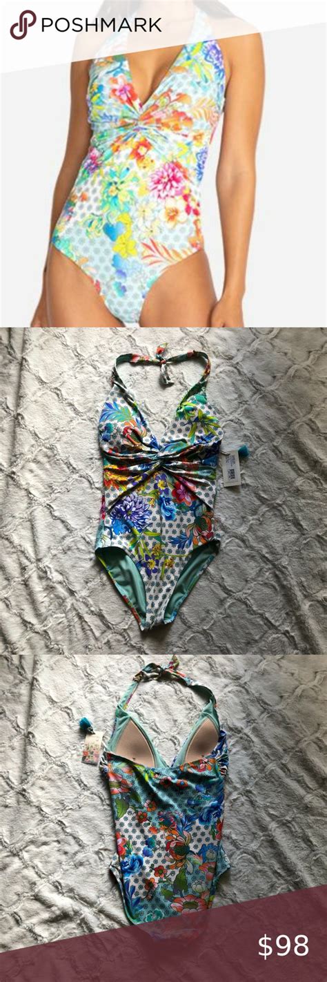 Nwt Johnny Was Hurley Twist One Piece Swimsuit Xs Nwt Johnny Was Hurley