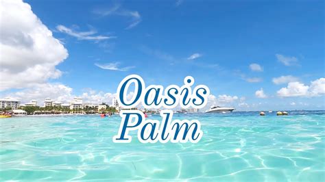 Oasis Palm Beach Crystal Clear Water One Of The Best Beaches In