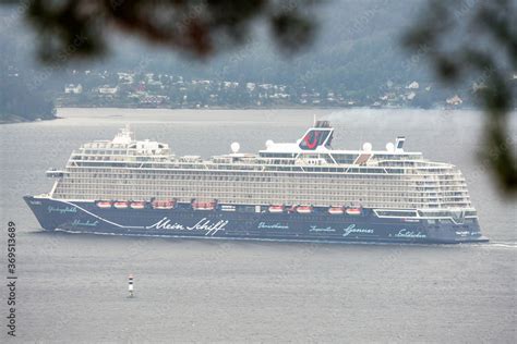 Mein Schiff 2 Big Cruise Ship From TUI Cruises Sailing In The Oslo