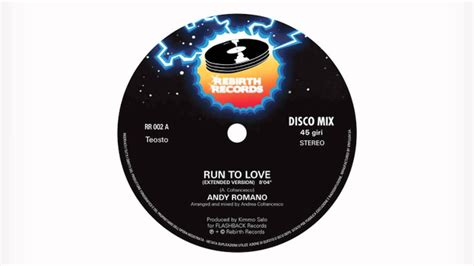 Andy Romano Run To Love Hq Audio Italo Disco Youtube