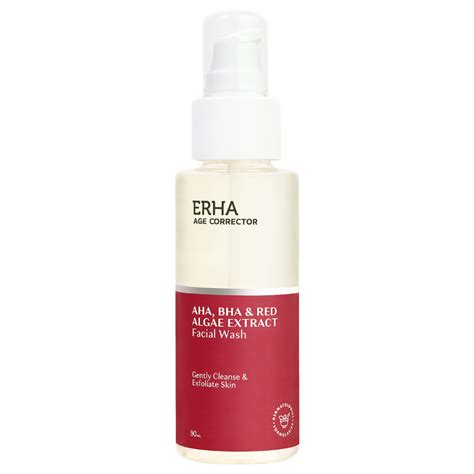 Jual Erha Face Wash Age Corrector Facial Wash Ml Aha Bha Red