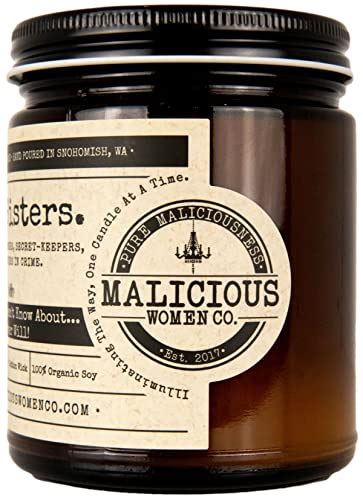 Malicious Women Candle Co We Are Sisters Lemon Drop Martini Infused