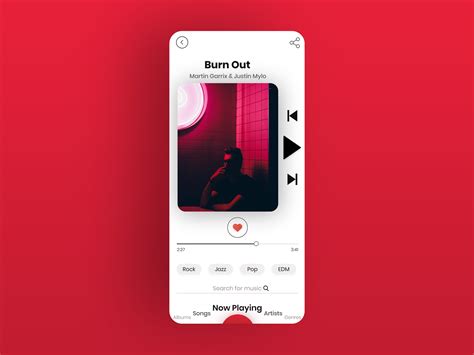 Music Player Ui By Kailash B On Dribbble