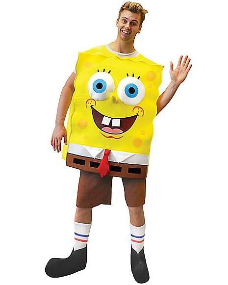 Adult Foam Spongebob Squarepants Costume Spongebob Squarepants