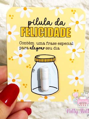 Lembrancinha Setembro Amarelo Card Capsulas Mensagens