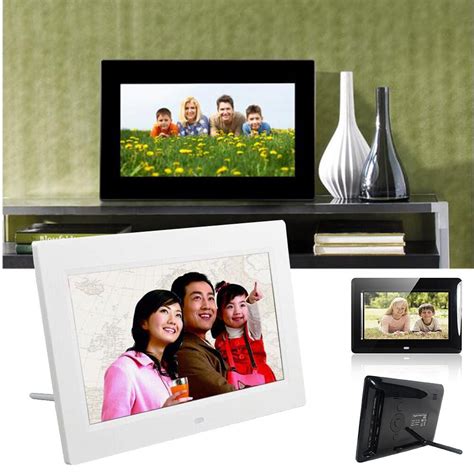 Buy Inch Hd Lcd Digital Photo Frame Alarm Clock Slideshow Mp Mp