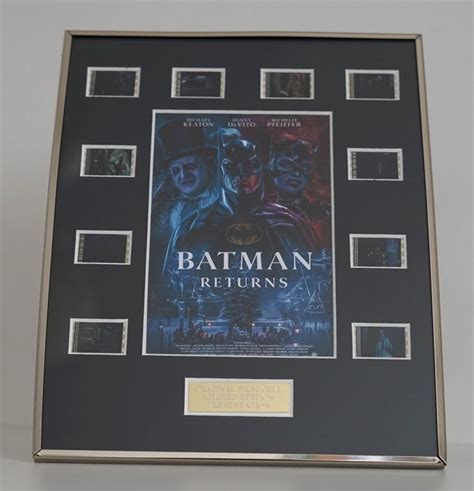 Batman Returns Framed Film Cell Display With Coa Catawiki