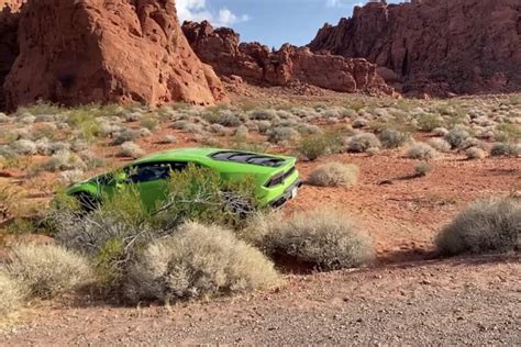 Misterio En Las Vegas Encuentran Un Lamborghini Abandonado En Pleno