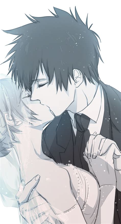 Tsunemori Akane And Kougami Shin Ya Psycho Pass Drawn By Sujikura