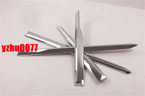 For Hyundai Santa Fe Abs Chrome Body Door Side Molding Cover