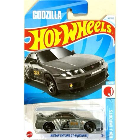 Hot Wheels Nissan Skyline Gt R R Godzilla Grey Shopee Malaysia