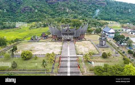 Aerial View Of Istano Baso Pagar Ruyung A Heritage Building With