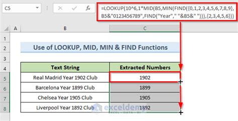 How To Extract Numbers After A Specific Text In Excel Suitable Methods