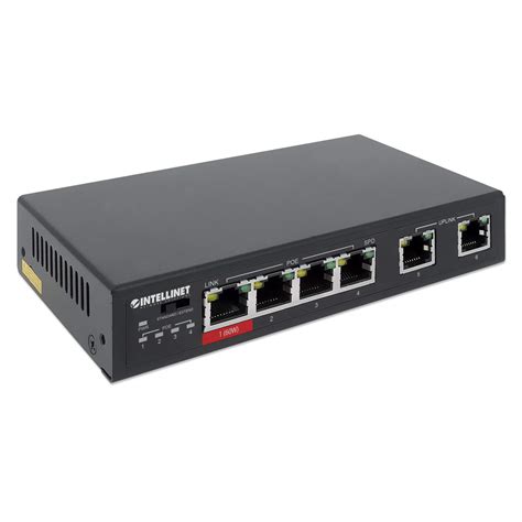 6-Port FE Switch w/ 4 PoE Ports (1 x High-Power PoE)