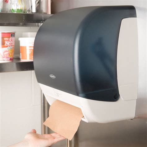 Bobrick B 72974 Automatic Universal Navy Blue Surface Mounted Roll Paper Towel Dispenser