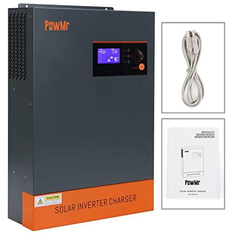 Powmr 5500w Solar Hybrid Inverter With 80a Mppt Charge Controller 48v