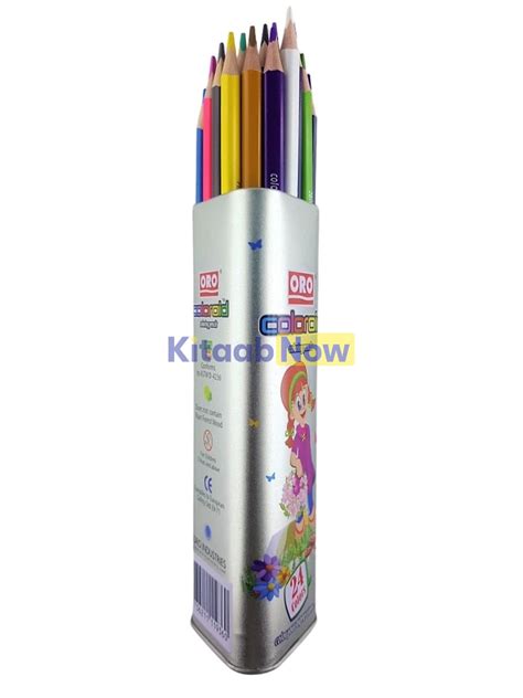 Oro Coloroid Color Pencils Large Pack Of 24 Colors Kitaabnow