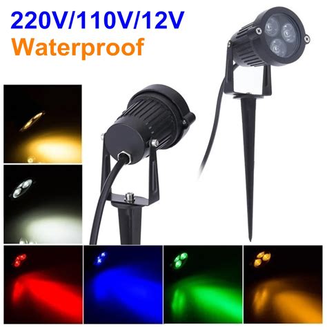 수목등 야외조명 잔디등 정원 220v 110v 야외 Led 잔디 조명 9w 가로등 스파이크 티몬